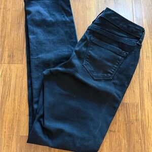 Crown Black Straight Cut Jeans